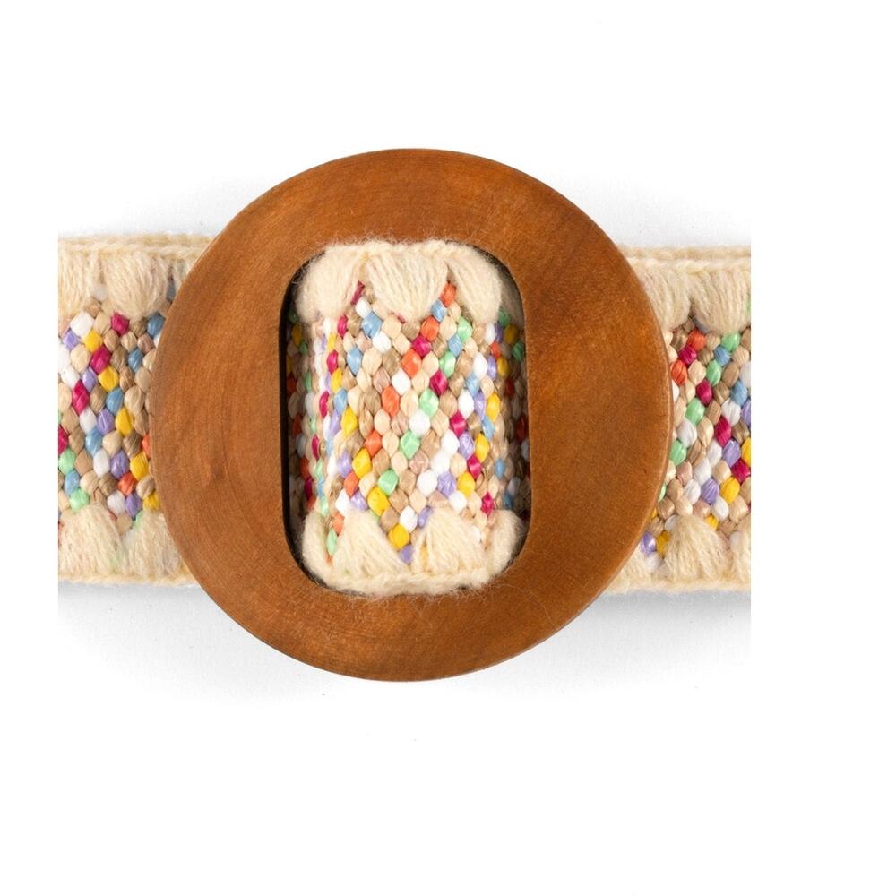 Kyra Woven Belt – Multicolor | Shiraleah